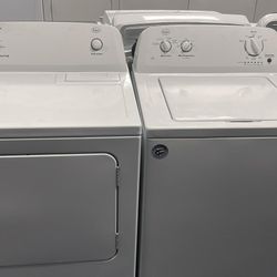 Washer and Dryer Top Load 