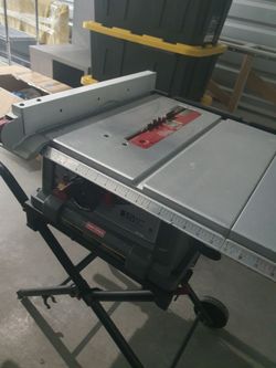 Craft 10 in table saw, job site foldable