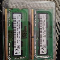 8gb Ddr4 2666mhz Laptop Ram Memory Sodimm 2x4gb Sk Hynix 