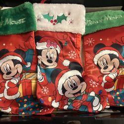 Mickey Mouse - Minnie Mouse- Stocking -stuff Animals 