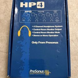 Open Box PreSonus HP4 4-Channel Compact Headphone Amplifier Tested