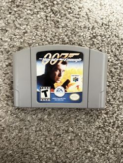 007 : The World Is Not Enough - N64 Game Repro