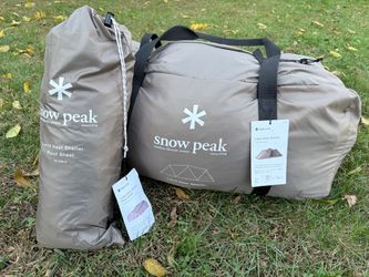 Snow Peak Land Nest Shelter tent + Roof Sheet (rare item)