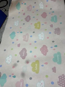 Reversible kids  play rug