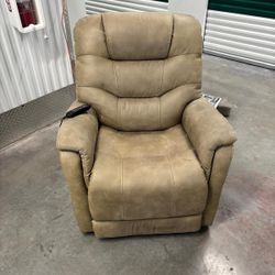 Pride Mobility Lift Chair, soft leather in perfect condition. Lifts you to standing position, has  head rest , lumbar back and leg rest. 