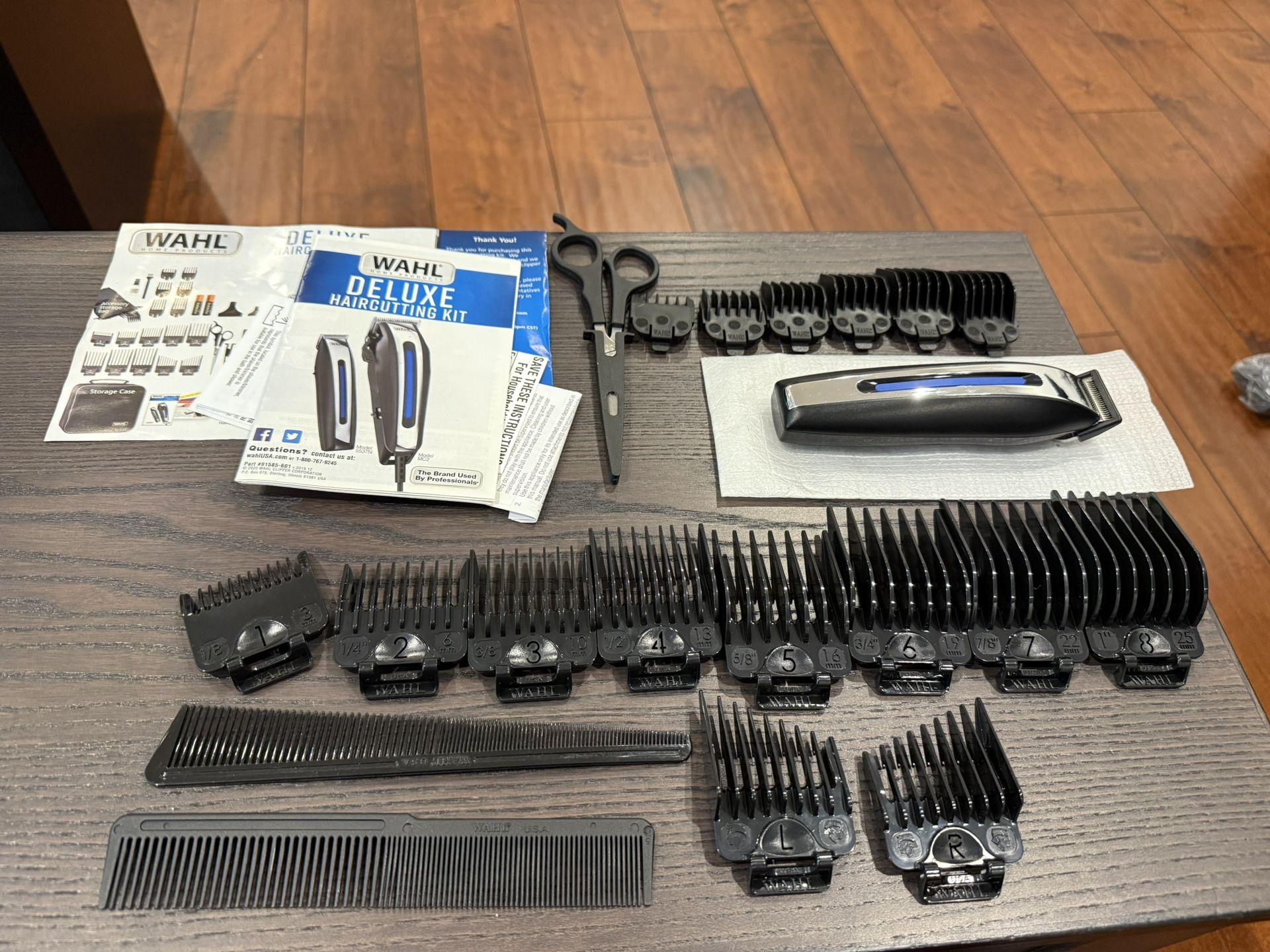 Wahl deluxe hair cutting attachments only. Broken beard Trimmer. Only For Parts