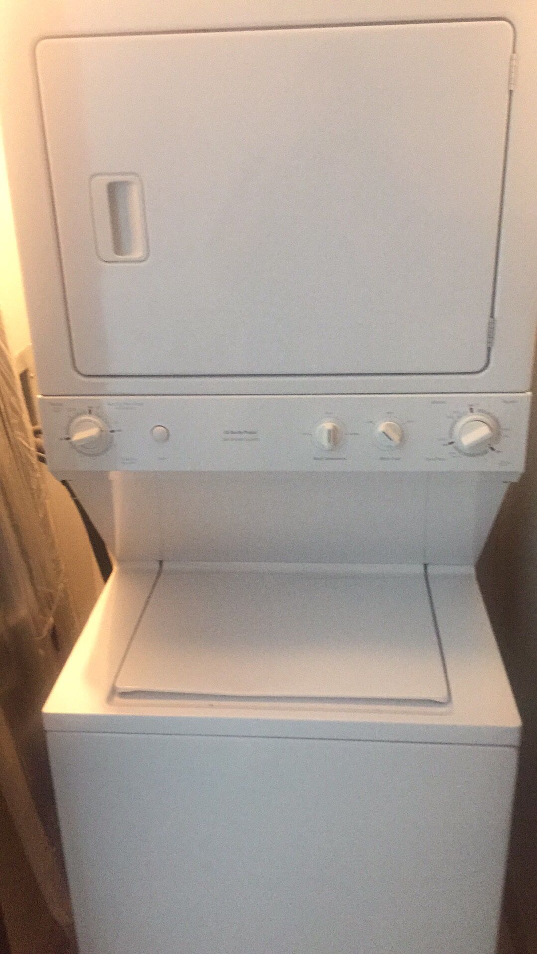 GE stackable washer dryer