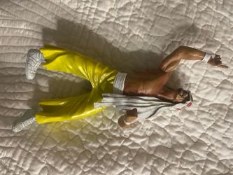 WWE Wrestling Action Figure Yellow Trunks