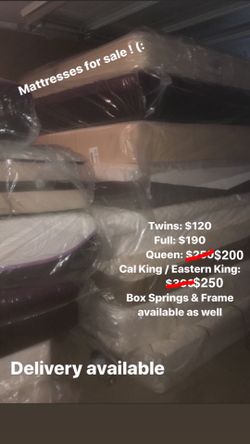 Mattresses for sale !