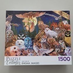 Night Owls 1500 Piece Jigsaw Puzzle