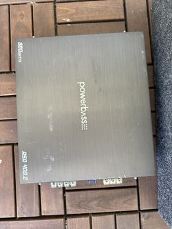 Powerbass Amp, Speaker In Box, Great Condition 