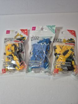 New! Llot of 3 items Daiso Petit Blocks