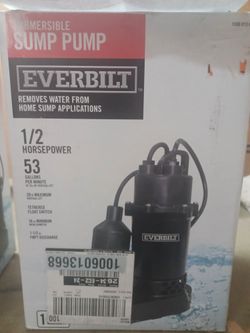 Pump 1/4 Hp Sumersible Pump New