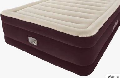 Big queen pillow top air mattress with build in pump