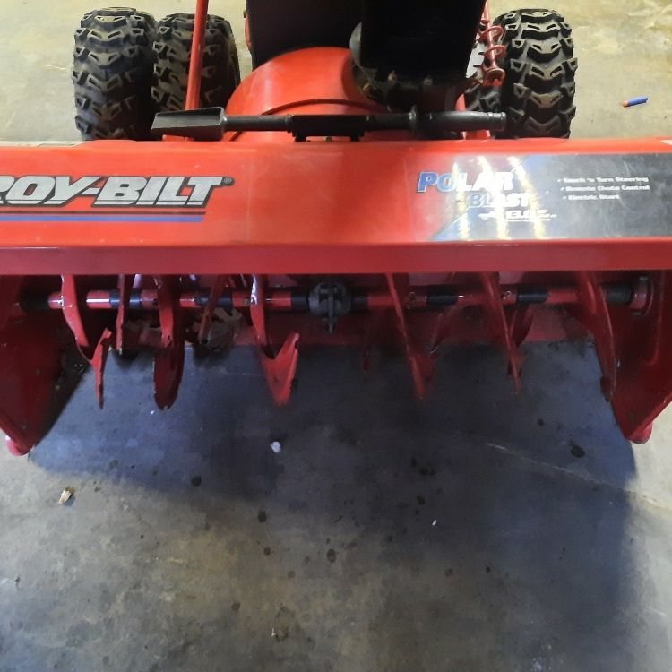 Troy Built Snow Blower In Very Good Condition Only Used A Handful Of ......trade For Traxxas Xmax Rc Truck