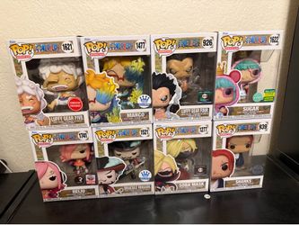 Funko Pop! Animation One Piece Exclusive Limited Edition Vinyl Lot 8