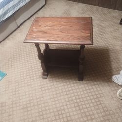Solid Wood End Table