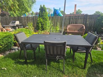 Outdoor Table with Chairs