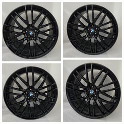 Factory 21" BMW 7 Series Black M Wheels Rims OEM 