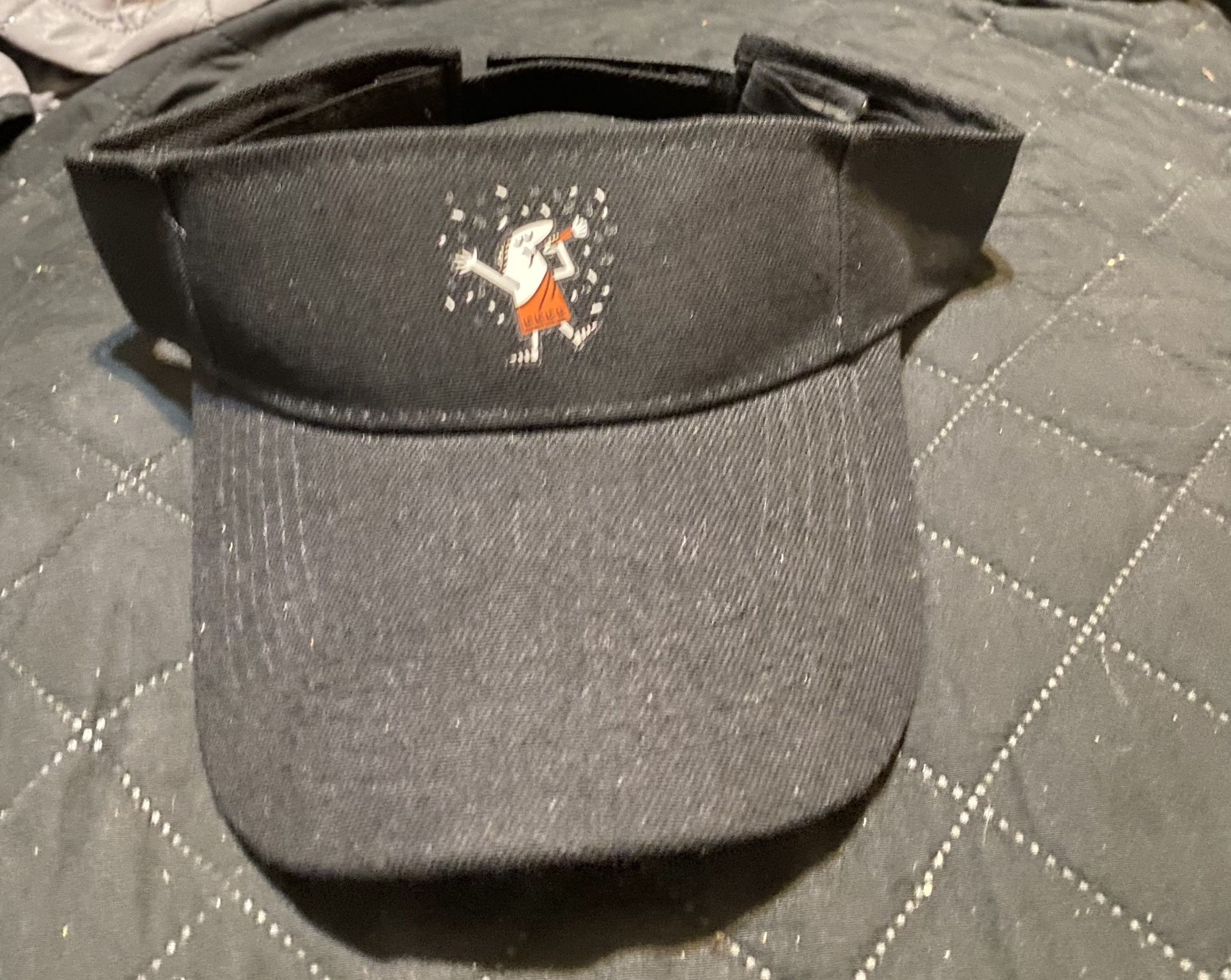 Little Caesars Visor Hat Cap Latch Back Adjustable