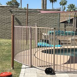 Pool Fence  2 Gates FREE