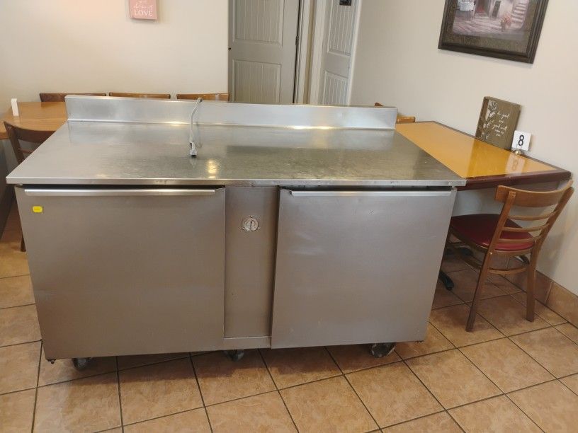 Stainless Reach In, Work Station Or Counter PLEASE READ