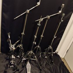 Pdp By DW Like New Heavy Duty Cymbal Hi Hat Snare Stands 4 Drum set Bateria Crash Ride Splash China Ozone Sold Separately 