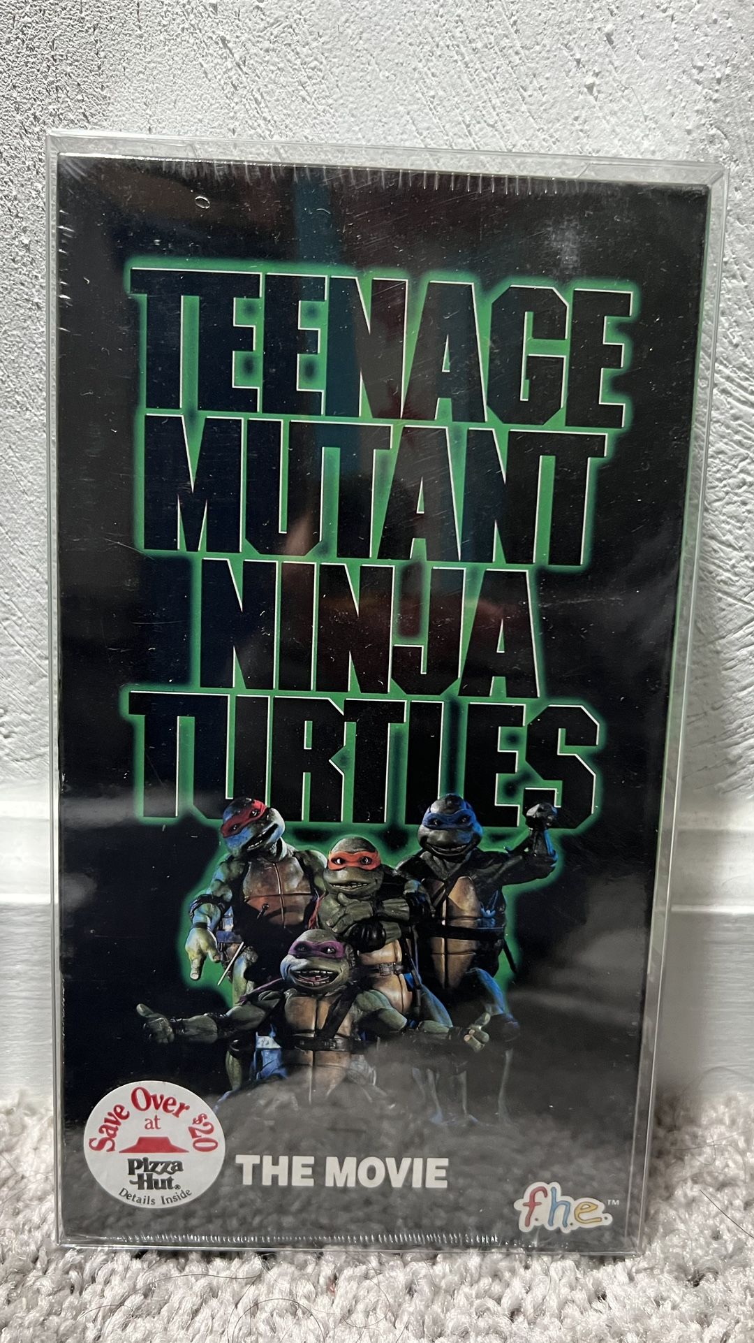 TEENAGE MUTANT NINJA TURTLES (1990) VHS Tape PIZZA HUT Sealed TMNT Watermarks