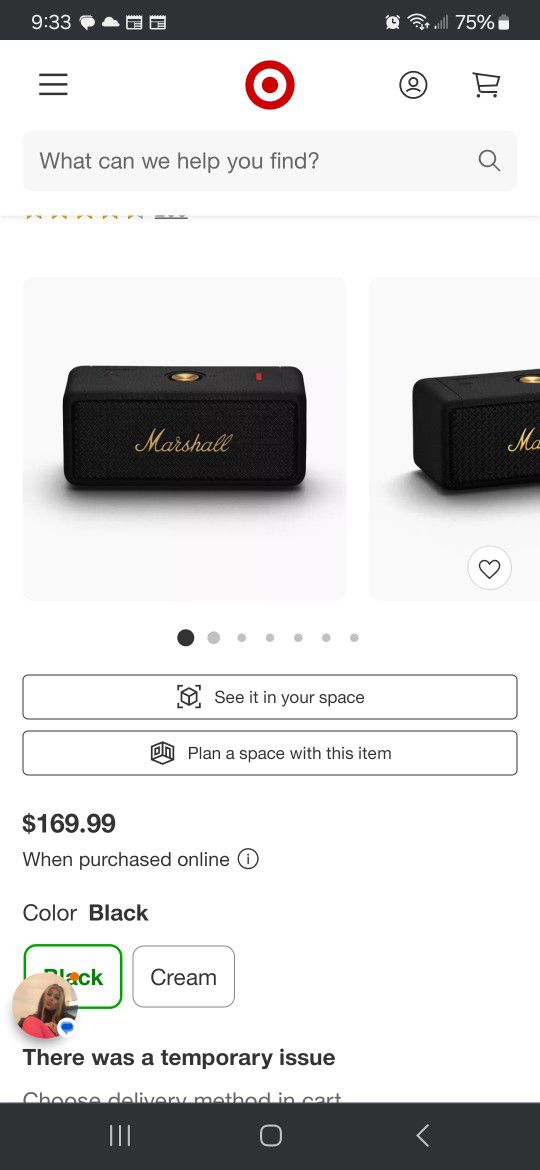 Marshall Bluetooth Speaker 
