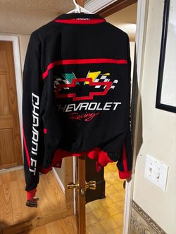 Vintage Chevy racing jacket still has tags in it
