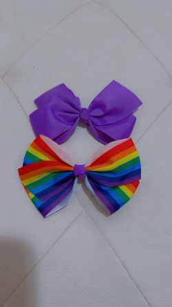 Set of 2 Ribbon Hair Bows