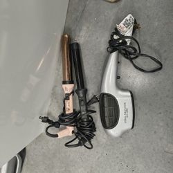 Hair Dryer And Curlers All 3 For $10