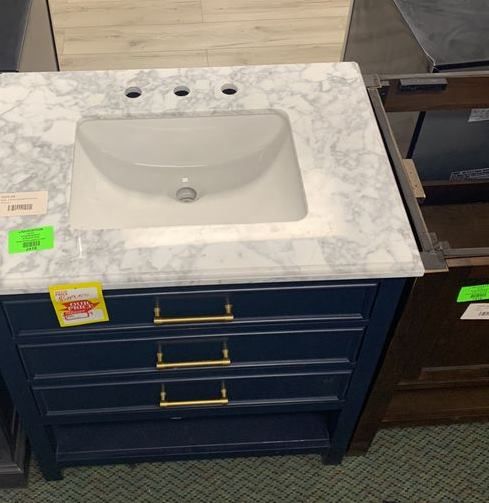 ALLEN ROTH BATHROOM VANITY 8 W N
