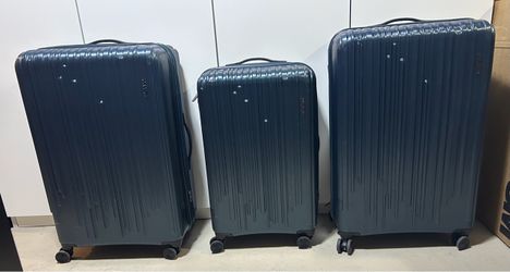 3 of American Tourister Burst Max Hardside Spinner Luggage/Suitcases; 28, 28, & 24” TEAL