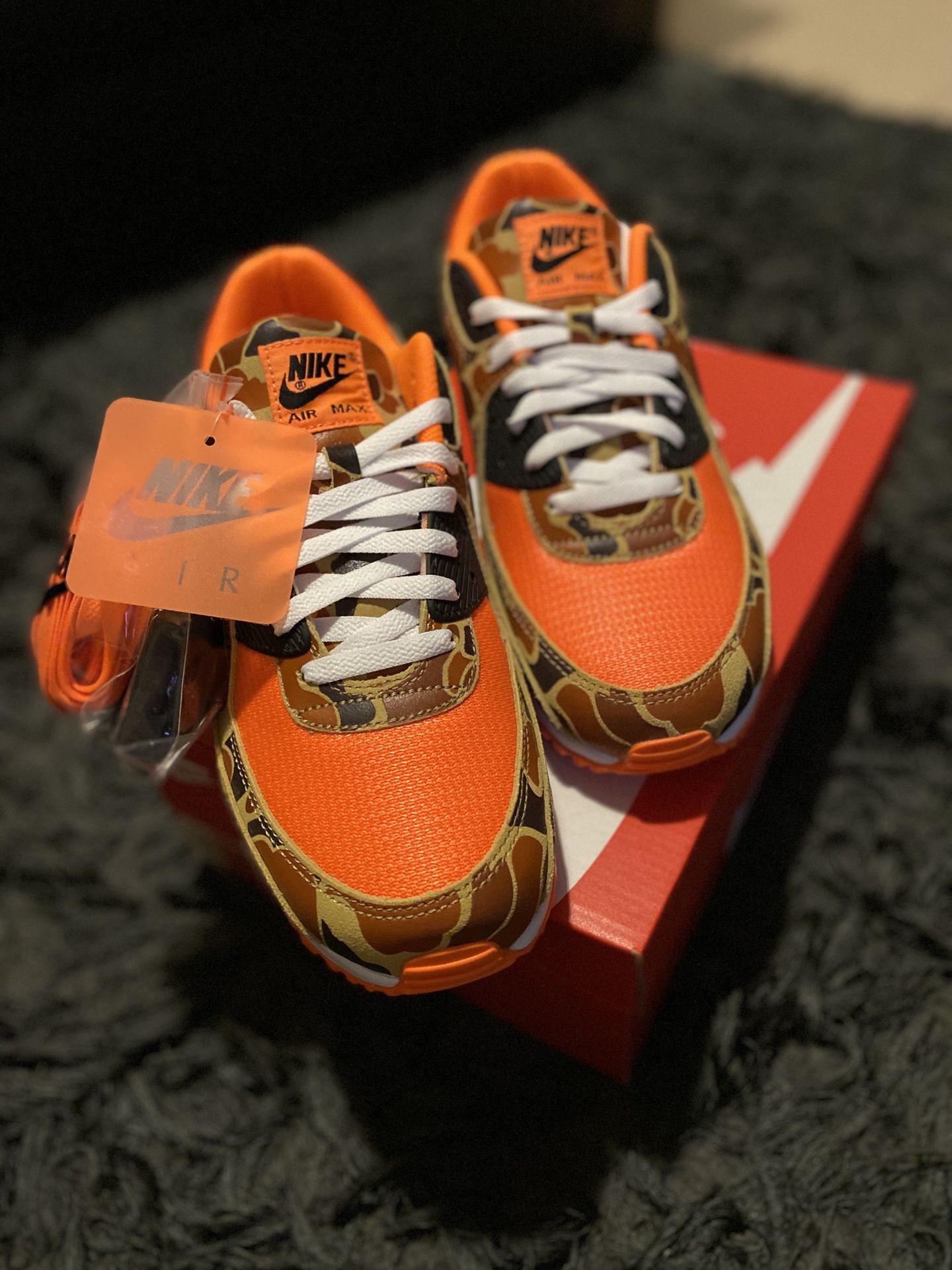 Nike Orange Duck Camo