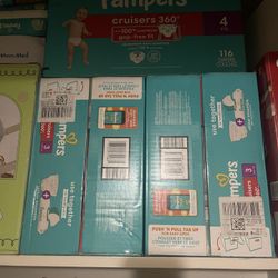 Pampers Diapers size 2-4