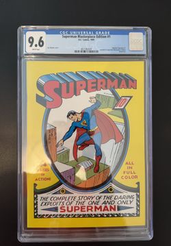 Superman Masterpiece Edition #1 (1999) - CGC NM+ 9.6!