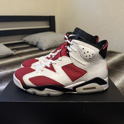 Air Jordan Retro 6 Carmine Size 10