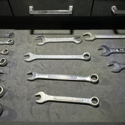Full set of metric & SAE wrenches