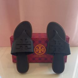 TORI BURCH Navy Blue Sandals 7.5