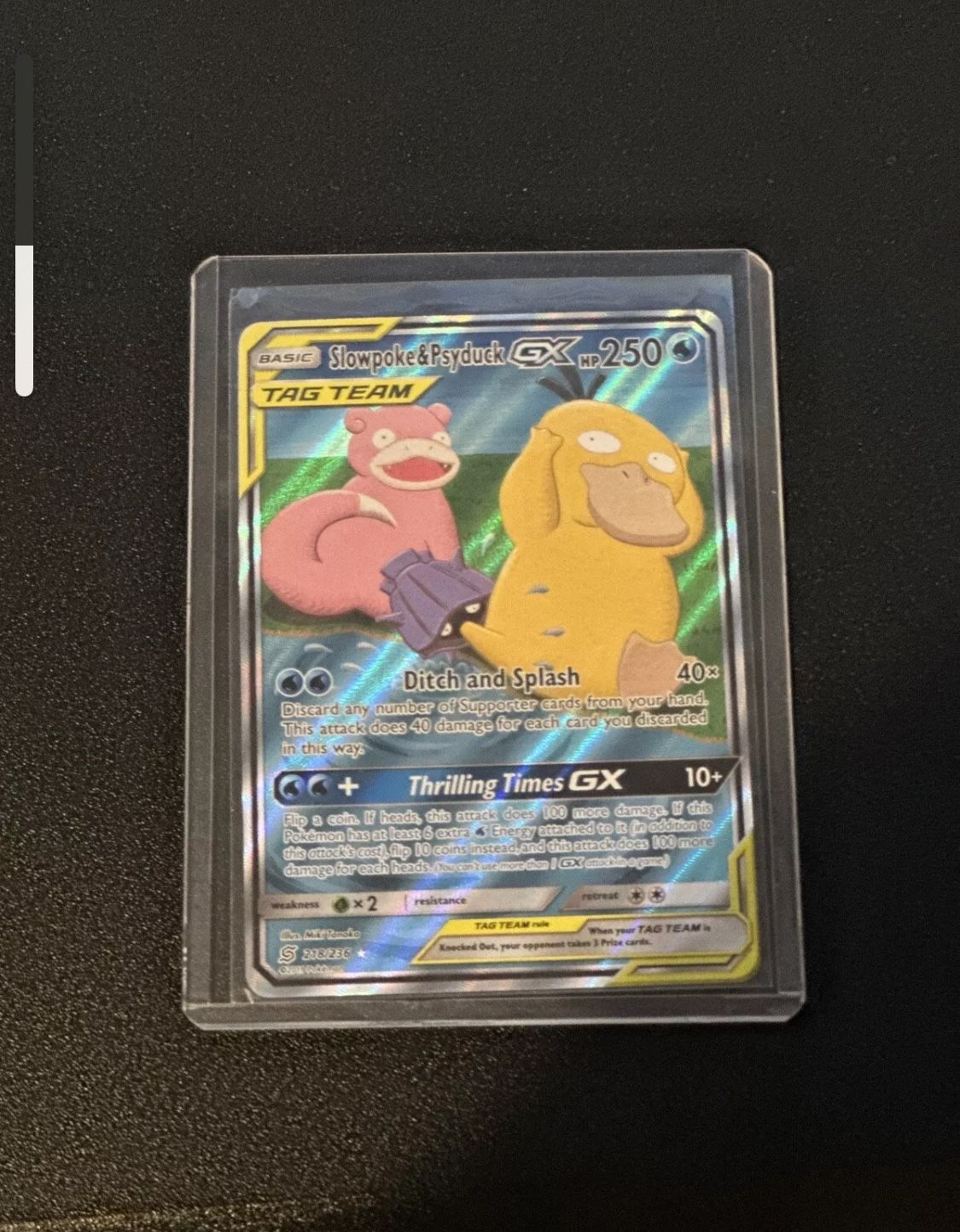 Slowpoke & Psyduck GX Pokemon Card