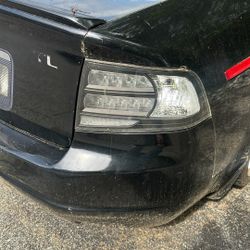 DEPO Black / Clear Tail Light Frames / Covers For 04 05 06 07 08 Acura TL Type-S