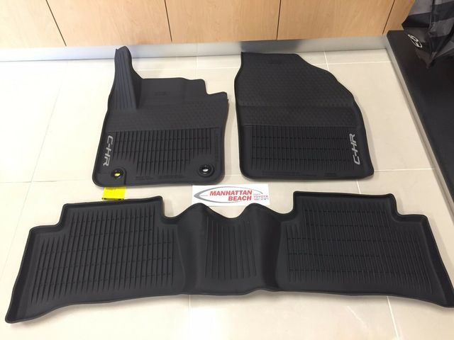 2018-2020 C-HR ALL WEATHER FLOOR LINER MATS PT206-1C160-20 GENUINE TOYOTA