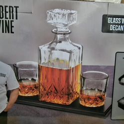 Robert Irvine Whiskey Decanter Set