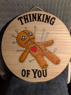 Voodoo Doll wood art