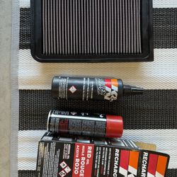 K&N 33-2370 Toyota Camry Air filter + Cleaning Kit 