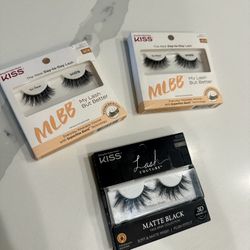 Set Of 3 - KISS Faux Lashes