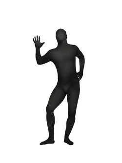 Men's Black Bodysuit skin suit M-L one size fits most. Clean.