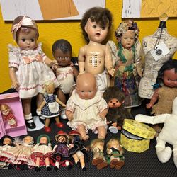Large Vintage Doll Lot - Make Offer