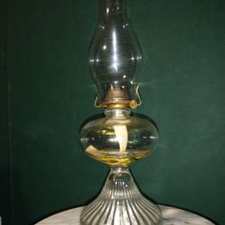 Antique Oil Lamp 